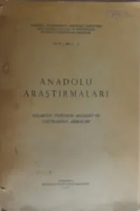 Anadolu Araştırmaları