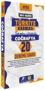 Tasarı Yayınları KPSS Coğrafya Dev Kadro Türkiye Karması 20 Deneme Çözümlü