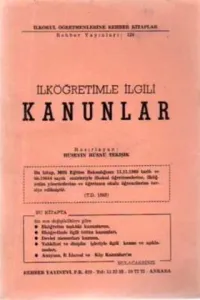 İlköğretimle İlgili Kanunlar
