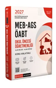 Pegem Yayınları 2027 MEB-AGS ÖABT Okul Öncesi Öğretmenliği Konu Anlatımlı