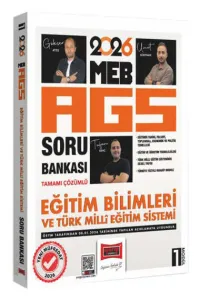 Yargı Yayınları 2026 MEB-AGS Eğitim Bilimleri ve Türk Milli Eğitim Sistemi Tamamı Çözümlü Soru Bankası Modül 1