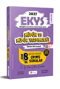 Dizgi Kitap Yayınları 2027 MEB EKYS Müdür ve Müdür Yardımcılığı Tamamı Qr Çözümlü Son 8 Yıl Çıkmış Sorular