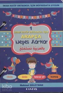Arapça Neşeli Kartlar 1 (Cd'li); İmam Hatip Ortaokul İçin
