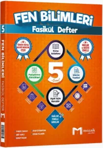 Mozaik Yayınları 5. Sınıf Fen Bilimleri Fasikül Defter