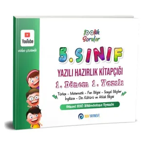 NSN Yayınları 5. Sınıf Yazılı Hazırlık Kitapçığı 1. Dönem 1. Yazılı
