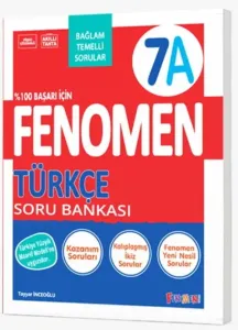 Fenomen Okul Yayınları 7. Sınıf Türkçe Fenomen A Soru Bankası