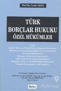 Türk Borçlar Hukuku Özel Hükümler (Ciltli)
