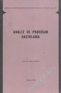 Analiz ve Program Hazırlama -