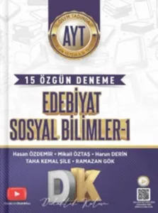 Didaktik Kalem Yayınları AYT Edebiyat Sosyal Bilimler 1 15 Deneme