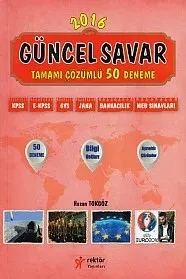 Rektör 2016 Güncel Savar Tamamı Çözümlü 50 Deneme