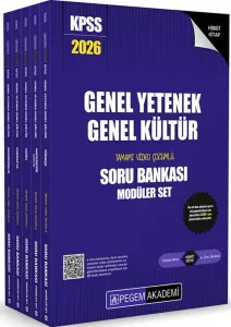 Pegem KPSS GY GK Tamamı Çözümlü Soru Bankası Seti 2026