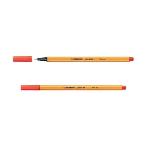 Stabilo Point 88 / 48 Keçeli Kalem 0.4 MM Kızıl