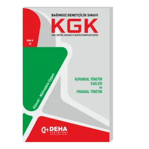 Deha Yayınları KGK Kurumsal Yönetim İlkeleri ve Finansal Yönetim Konu Anlatımlı