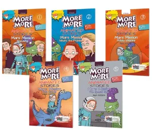 Kurmay ELT More and More English 5 Animated Stories (5 Kitap Set)