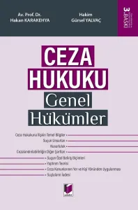 Ceza Hukuku Genel Hükümler