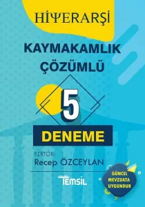 Temsil Yayınları Kaymakamlık HİYERARŞİ 5 Deneme Çözümlü