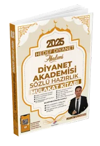 Dizgi Kitap Yayınları 2025 Diyanet İşleri Başkanlığı Hedef Diyanet Akademisi Sözlü Mülakat Kitabı