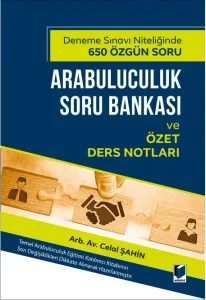Arabuluculuk Soru Bankası ve Özet Ders Notları