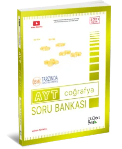 KELEPİR ÜçDörtBeş Yayınları 2021 AYT Coğrafya Soru Bankası