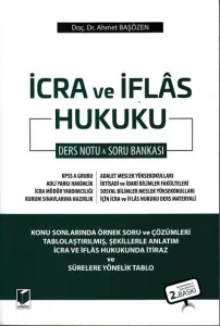 İcra ve İflas Hukuku Ders Notu % Soru Bankası