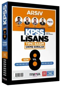 Marka Yayınları 2026 KPSS Genel Yetenek Genel Kültür Lisans Çıkmış Sorular Son 8 Yıl Tıpkı Basım Çözümlü ARŞİV Serisi
