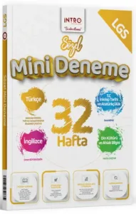 İntro Yayınları 8. Sınıf LGS Sözel 32 Hafta Mini Denemeleri