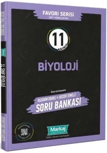 Markaj Yayınları 11. Sınıf Favori Serisi Biyoloji Kazanım Odaklı Beceri Temelli Soru Bankası