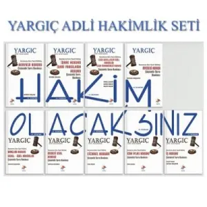 Adli Hakimlik Çözümlü Soru Bankası Seti