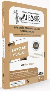 MÜESSİR 2026 Hakimlik Borçlar Hukuku Orijinal Çıkmış Soru Bankası Çözümlü