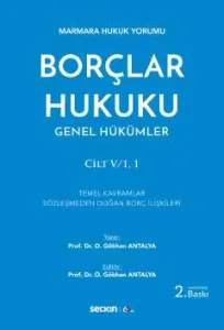 Borçlar Hukuku Genel Hükümler Cilt: V/1,1