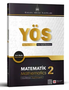 Galata YÖS SAT Yayınları Matematik 2 Soru Bankası