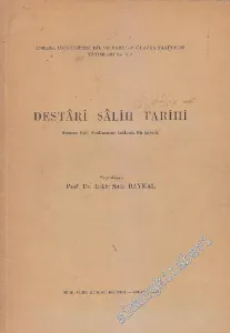 Destâri Salih Tarihi - Patrona Halil Ayaklanması Hakkında Bir Kaynak -        1962