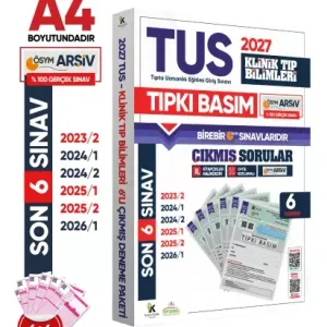 İnformal Yayınları 2027 TUS Klinik Tıp Bilimleri ÖSYM Çıkmış Soru Tıpkı Basım Son 4 Yıl 6 lı Deneme