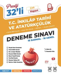 NARTEST 8. SINIF PRESTİJ T.C. İNKILAP TARİHİ VE ATATÜRKÇÜLÜK 32'Lİ DENEME SINAVI