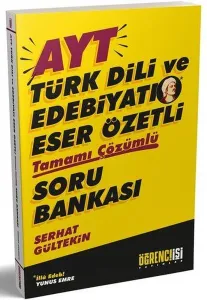 Öğrenci İşi AYT Türk Dili ve Edebiyatı Eser Özetli Tamamı Çözümlü Soru Bankası-YENİ