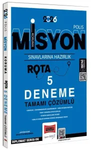 Yargı Yayınları 2026 Polis Misyon Koruma Sınavlarına Hazırlık Tamamı Çözümlü Rota 5 Deneme
