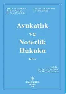 Avukatlık Ve Noterlik Hukuku