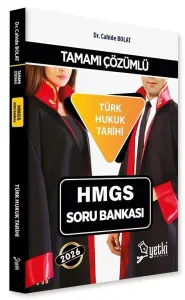 Yetki Yayınları 2026 HMGS Türk Hukuk Tarihi Soru Bankası Çözümlü