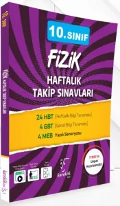 Karekök Yayınları 10. Sınıf Fizik Haftalık Takip Sınavları