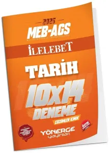 Yönerge Yayınları 2025 MEB-AGS Tarih 10x14 Deneme Çözümlü