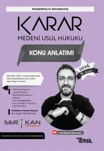KARAR Medeni Usûl Hukuku Konu Anlatımı Kitabı