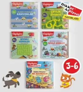 Highlights Sticker Eğlenceli Etkinliklerle Hikayeli Bulmaca 5'li Set