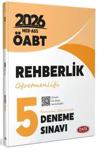 Data Yayınları 2026 ÖABT MEB-AGS Rehberlik Öğretmenliği 5 Deneme Çözümlü