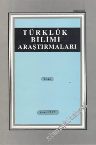Türklük Bilimi Araştırmaları  - Sayı: 1       1995