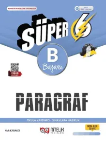 Nitelik Yayınları 6. Sınıf Paragraf Süper B Beceri Temelli Soru Kitabı