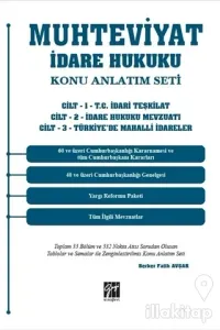 Muhteviyat İdare Hukuku Konu Anlatım Seti