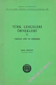 Türk Lehçeleri Örnekleri 2: Yaşayan Ağız ve Lehçeler -        1972