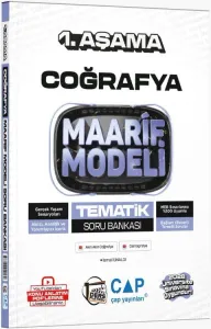 Çap Yayınları Üniversiteye Hazırlık Coğrafya Ders Platosu Maarif Modeli Tematik Soru Bankası 1. Aşama