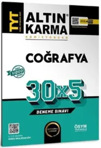 Altın Karma Yayınları TYT Coğrafya 30 x 5 Deneme