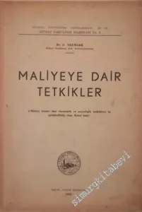 Maliyeye Dair Tetkikler -        1948